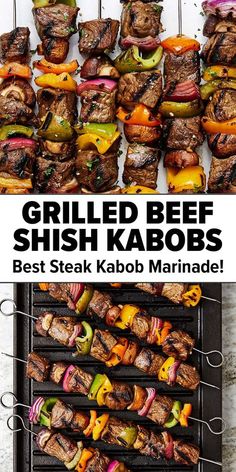 grilled beef and shish kabobs are the best steak kabob marinade