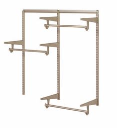 Hardware store usa |  4' Closet Culture Kit | 0300-KITA-4CN | KNAPE & VOGT MFG CO Wire Closet Systems, Closet Hardware, Modular Closets, Closet Kits, Hardware Components, Cabinet Drawer Hardware, Garment Rack, Storage Closet Organization, Closet System