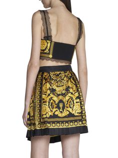 100% silk Versace Blouse, Versace Skirt, Silk Bralette, Versace Top, Bralette Top, Bralette Tops, Sweetheart Neck, Sea Shell, Bra Tops