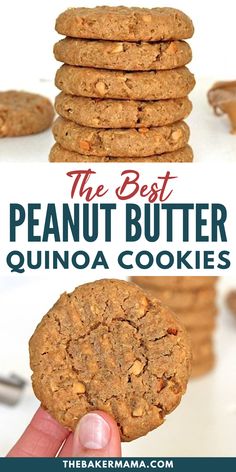 the best peanut butter quinoa cookies