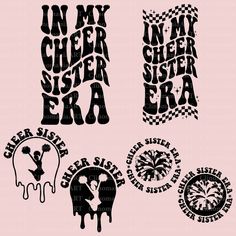 Cheer Sister Shirts Designs, Cheer Sister Shirts, Svg Popular, Cheer Coach Shirts, Cheerleading Svg, Cheerleader Svg, Cheer Shirt, Sister Svg, Bff Shirts