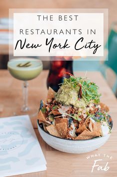 the best restaurants in new york city