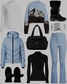 Ski Astetic Outfit, Skiing Fashion Outfits, Women Ski Outfit, Skiing Fits, Colorado Fits