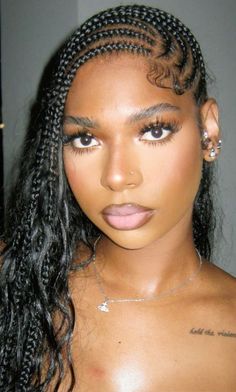 Glamorous Hairstyles, Hairstyles Female, Hairstyles For Ladies, Natural Girl, Feed In Braids Hairstyles, Braids Hairstyles Pictures, Braided Cornrow Hairstyles, Quick Braided Hairstyles, Protective Hairstyles Braids