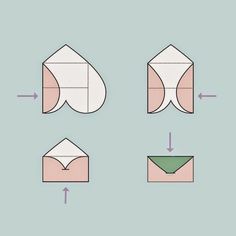 how to make origami envelopes with paper step by step instructions for beginners