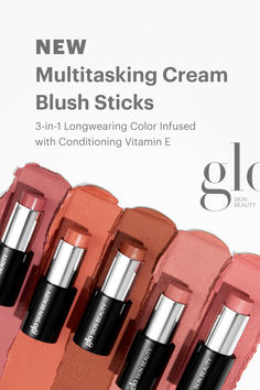 Achieve a flawless flush that lasts ALL DAY! Say hello to Glo’s NEW Cream Blush Sticks! These skincare-infused Cream Blush Sticks are the perfect 3-in-1 product for LONGWEARING, MELT-PROOF color on cheeks, lips, and eyes! 🩷

💧Formulated with conditioning Vitamin E
☀️Melt-proof, longwearing color 
😍3 products in 1! Apply to cheeks, lips, AND eyes
👏Smooth, blendable formula
💗5 versatile shades Cream Blush Stick, Paid Ads, Blush Stick, Cream Blush, 3 In 1, Girly Girl, Beauty Skin, Vitamin E, Cool Hairstyles