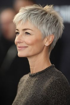 35 Stylish Short Hairstyles for Older Women You’ll Want to Try in 2024 – CreativeBooster Hair With Short Layers, Pixie For Thick Hair, Voluminous Pixie, Short Hairstyles For Older Women, Haircuts For Long Hair With Layers, Hairstyles For Older Women, Short Silver Hair, Short Hair Pixie Cuts, Pixie Haircut For Thick Hair