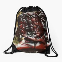 Get my art printed on awesome products. Support me at Redbubble #RBandME: https://www.redbubble.com/i/drawstring-bag/Worn-Cowboy-Boots-by-Steelpaulo/49886438.YT4RK?asc=u