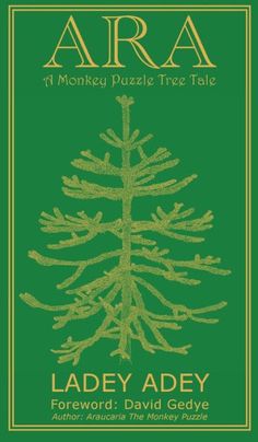 the book cover for araa by ladey adley, with an image of a pine