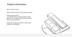 an image of a brochure with the words project information