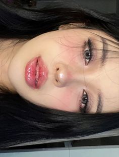 Asian Lip Combo, Japan Makeup Look, Makeup Layout, Asian Makeup Looks, Ethereal Makeup, Dope Makeup, Cute Makeup Looks, Asian Eye Makeup, Makeup Looks Tutorial