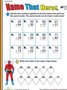 the superhero themed worksheet for students to practice numbers and subtractions