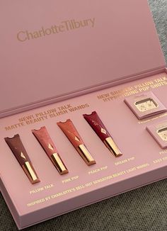 Charlotte Tilbury Blush, Pr Boxes, Lipstick Packaging, Pr Package, Pr Kit, Charlotte Tilbury Lipstick, Charlotte Tilbury Makeup, Makeup Package