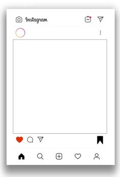 the instagram app on an iphone with different icons and buttons, including a red heart