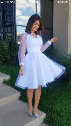 Sukienki Maksi, Fashion Outfits Summer, Elegant White Dress, Hoco Dresses Short, Graduation Dresses, Dresses Homecoming, Classy Dress Outfits, Fashionable Outfits