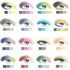 Eye Shape Makeup, Halloweenský Makeup, Mekap Mata, Hazel Eye Makeup, Makeup Order, Beginners Eye Makeup, Makeup 101, Makeup Face Charts, Makeup Help