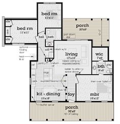 the floor plan for this home