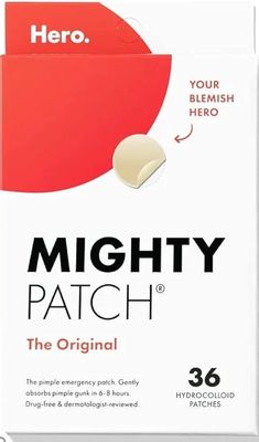 Amazon.com: Hero Cosmetics Mighty Patch™ Original Patch - Hydrocolloid Acne Pimple Patch for Covering Zits and Blemishes, Spot Stickers for Face and Skin (36 Count) : Beauty & Personal Care Spot Stickers, Get Some Sleep, Acne Patch, Pore Cleansing