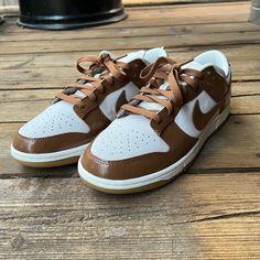 Women’s Size 10/Mens Size 8.5. Never Worn, Brand New, And In Amazing Condition! Nike Dunk Lows, Nike Brown, Nike Sb Dunks, Nike Air Max 97, Nike Dunk Low, Dunk Low, Nike Dunk, Nike Sb, Nike Dunks