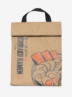 Lunch Sack, Bowl Of Ramen, Paper Sack, Sack Lunch, Ramen Shop, Shop Logo, A Bowl, Hook And Loop