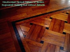 hardwood parquet flooring that is hard to clean