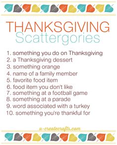 a thanksgiving scatterer with the words, i love it