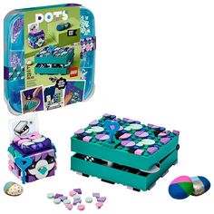 LEGO DOTS Secret Boxes 41925 DIY Craft Decorations Kit; Makes a Creative Gift for Kids (273 Pieces) Jewelry Box Ideas, Dots Lego, Lego Diy Crafts, Lego Dots, Lego System, Lego Diy, Shop Lego, Secret Box, Craft Decorations