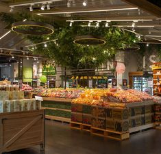 a grocery store with lots of fresh produce