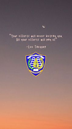 an airplane flying in the sky with a quote above it that reads, your efforts will never destroy you all your efforts will pay off