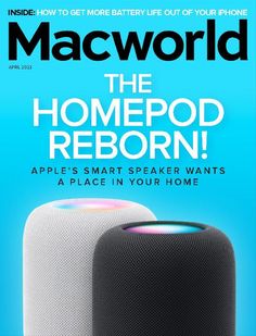 an advertisement for the new apple homepod is shown in this undrecognized image