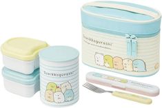 Thermal Lunch Box, Lunch Box Set, Sumikko Gurashi, Box Lunch, Lunch Containers, Insulated Lunch Box, Cute Kitchen, Resin Coating, Thermal Insulation