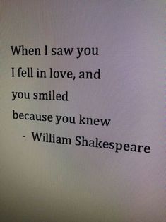 shakespeare quote about love and being in love with someone's heart on the screen