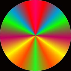 an image of a rainbow colored circle