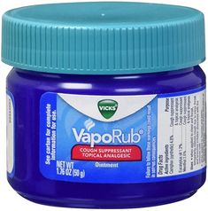 Buy Vicks VapoRub Ointment, 1.76 Ounces: Chest Rubs - Amazon.com ✓ FREE DELIVERY possible on eligible purchases Vic Vaporub, Vicks Vapor Rub, Cough Suppressant, Natural Healing Remedies, Diy Remedies