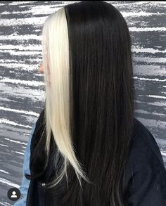 Rogue Hair Streak, Hairstylist Inspiration, Rogue Hair, Dyed Bangs, Long Hair Play, Money Piece, Extreme Hair, Playing With Hair