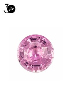 a pink diamond on a white background