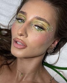 Sunshine Makeup, Gem Makeup, Halloweenský Makeup, Vibrant Makeup, Crystal Makeup, Carnival Makeup, Makeup Hairstyles