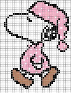 Alpha pattern for bracelets, tapestry and crochet. Alpha Patterns Crochet Hello Kitty, Cross Stitch Aesthetic Pattern, Tapestry Crochet Blanket Patterns, Pixel Grid Ideas Crochet, Hello Kitty Tapestry Crochet, Snoopy Tapestry Crochet, Cute Crochet Tapestry Patterns