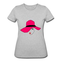 Lady Portrait, Lady Face, Face Illustration, Christmas Party Games, Pink Hat, Black Hat, Pink Love, Personalized Products, Woman Face