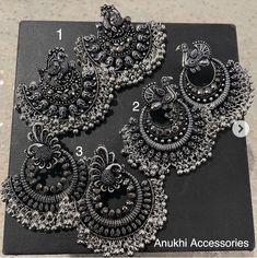 Oxidised Silver Jewelry Earrings, Nose Ring Indian, Vintage Indian Jewelry, Oxidized Earrings, Ring Indian, Indian Wedding Jewelry Sets