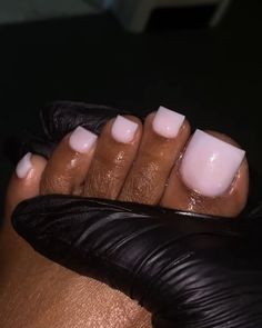 Acrylic Overlay On Toes, Overlay On Toes, Pink Acrylic Toes, Toes Acrylic, Acrylic Overlay, Nails Feet