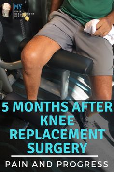 5 months after knee replacement surgery and I'm feeling pretty good. I feel like I'm still not 100% but I'm certainly better than before my surgery and I'm able to do everything I could before, without the pain! Here's an update for my pain, range of motion, and progress. #knee #surgery #KneePainAtNight Knee Replacement Pain, After Knee Replacement Surgery, Inner Knee Pain, Knee Strengthening Exercises, Knee Pain Exercises