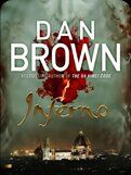 the cover of iverno by dan brown, with blood dripping from his face