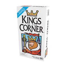 Here's a great game for all ages! Kings in the Corner is the classic card game that's royally fun. Use the unique card control centerpiece to keep the game in order. Kings go in the corners. Play your cards solitaire style, laying down cards in alternate colors to try to extend your turn as long as possible. Can't make a single play? You have to pay the pot with one of your game chips. First to empty your hand of cards? You win the pot... plus your opponents' point chips for their unplayed cards Laurel Burch Cats, Classic Card Games, Family Card Games, Custom Playing Cards, Fun Card Games, Card Games For Kids, Family Cards, Classic Card, In The Corner