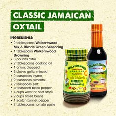 an advertisement for jamaican oil and its ingredients