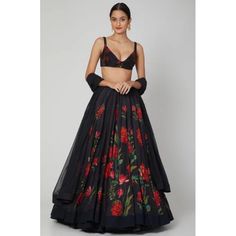 Lehenga, Rohit Bal | Vogue India | Wedding Wardrobe Reception Outfit For Bride Indian, Reception Lehengas, Lehengas Designs, Indian Reception Outfit, Rimple And Harpreet Narula, Shantanu And Nikhil, Reception Outfits, Printed Lehenga