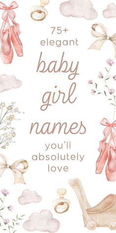 Love aesthetic names for 2024? These elegant girl names are a little cottagecore, and somewhat whimsical but entirely pretty! If your style is kinad posh baby names, kinda rich girl names or gives royal baby girl names, you're going to *love* this one - and I can *guarantee* you'll add at least a handful to your baby names list! (There are tons of super unique names for girls! Unique Baby Girl Names List, Girl Names List