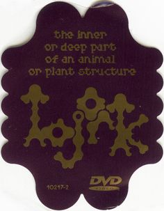 the inner or deep part of an animal on plant structure dvd is shown in purple and gold