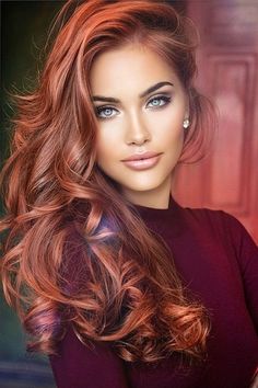 Redhead Beauty, Long Red, Great Hair, Hair Dos