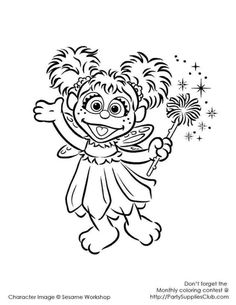 an outlined image of a clown holding sparklers